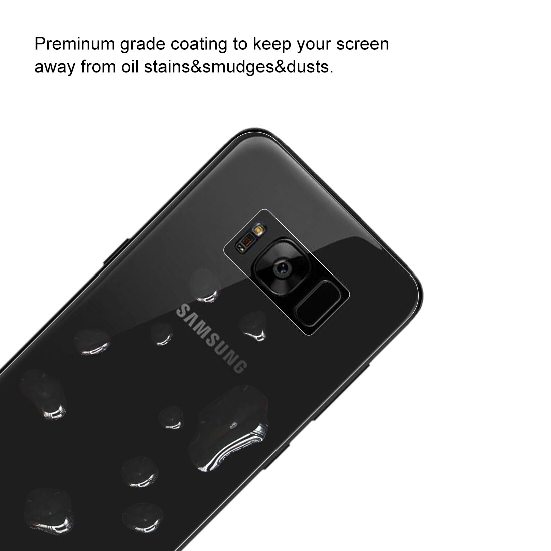 Skärmskydd bak Samsung Galaxy S8 Plus