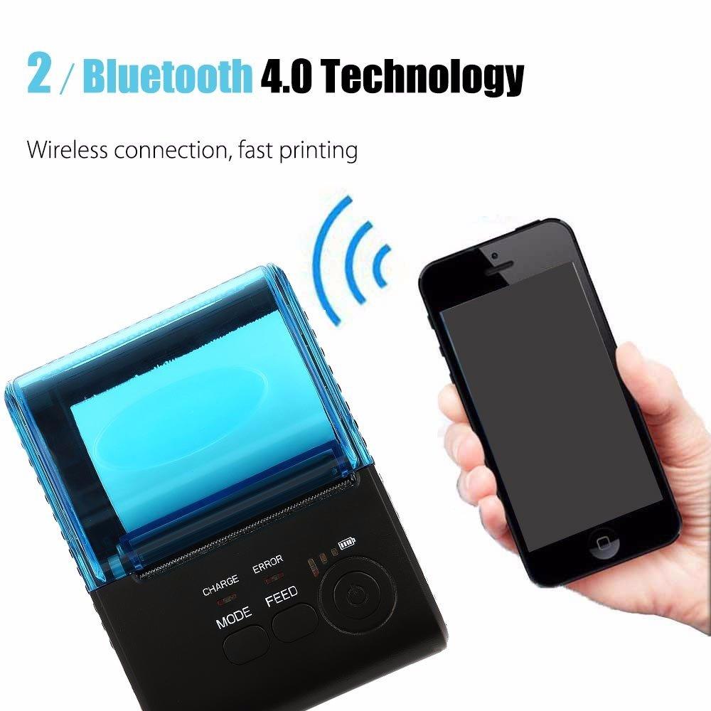 Bluetooth 4.0 POS kvittoskrivare 58mm