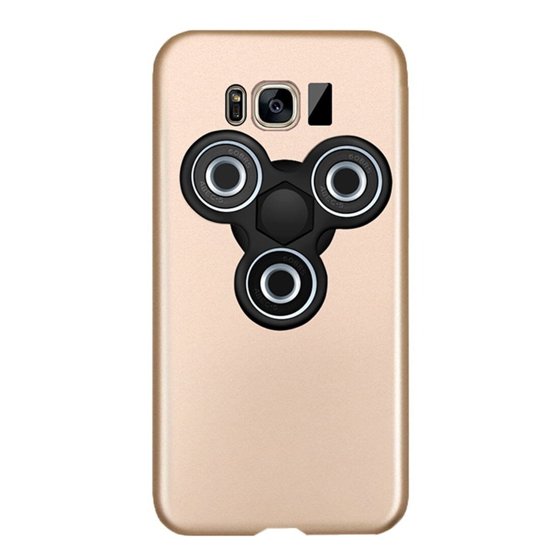 Mobilskal med Fidget Spinner för Samsung Galaxy S8 Plus – Rosa/ svart