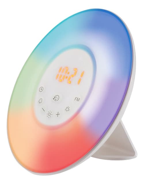 Väckarklocka wake-up light med FM-radio