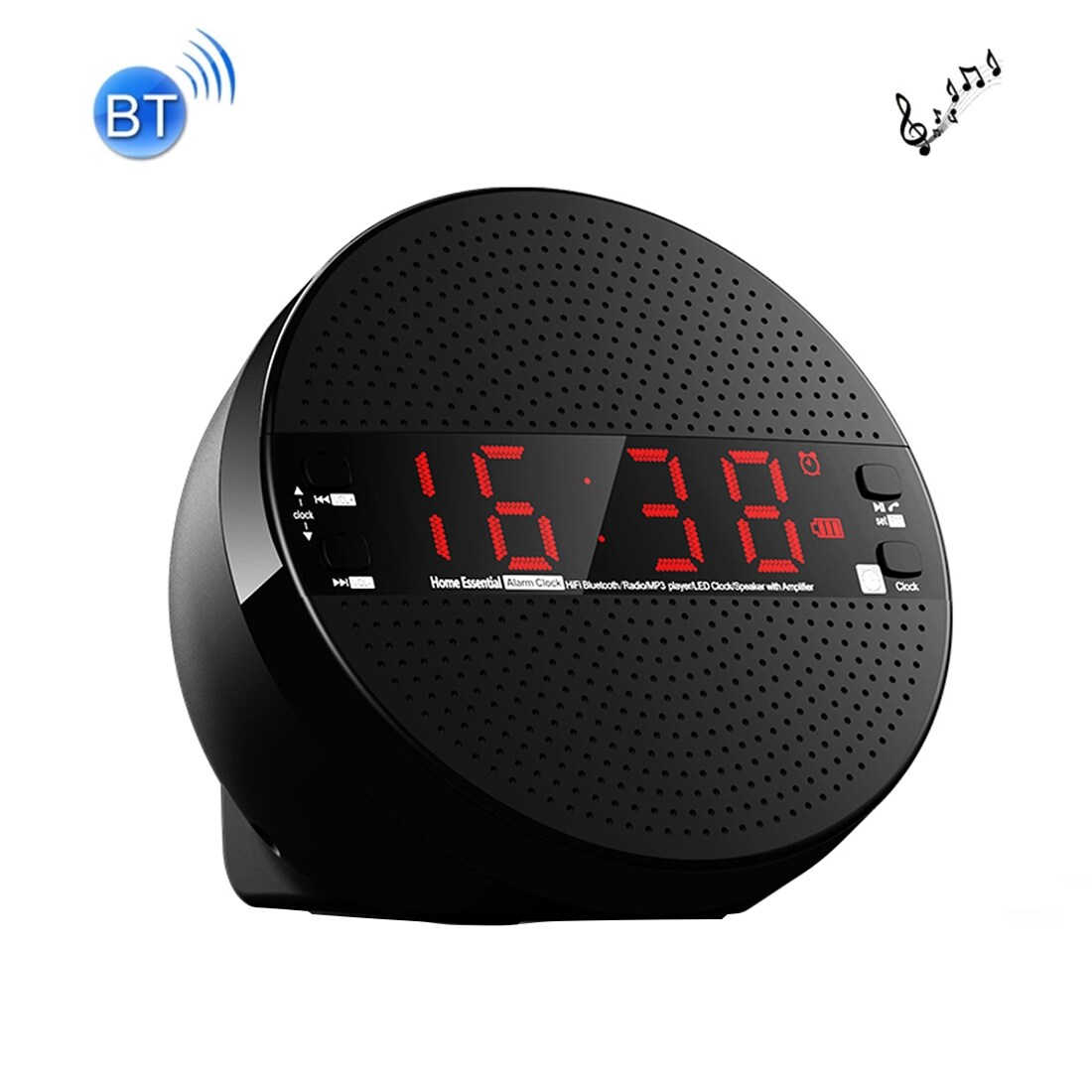 Väckarklocka Bluetooth FM högtalare