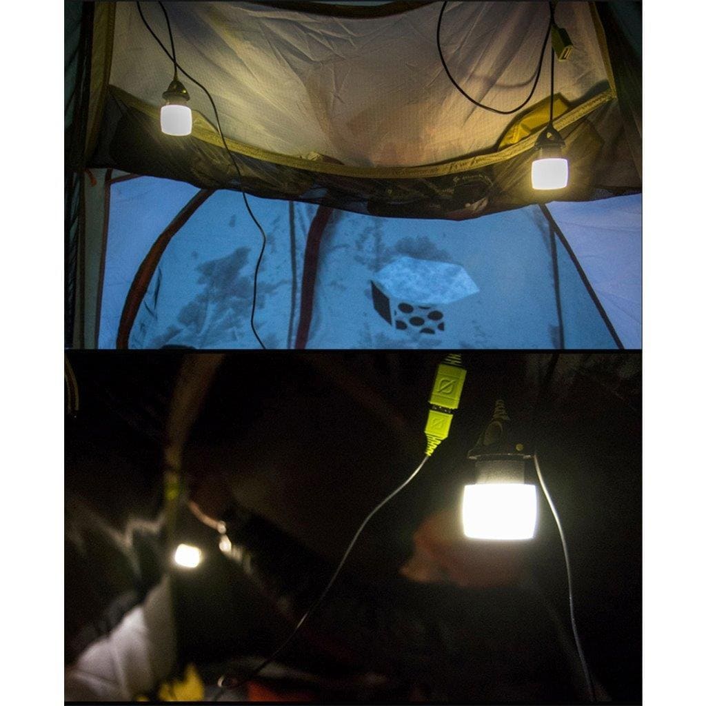 Påbyggbar hängande utomhuslampa för Camping