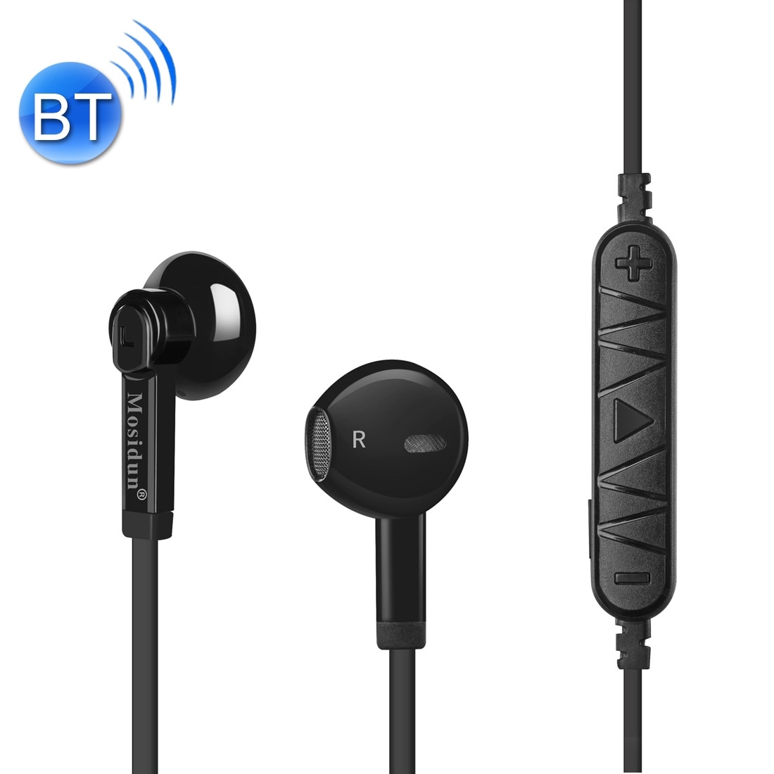 Bluetooth headset med kabel & fjärr - iPhone / Samsung / Sony mm