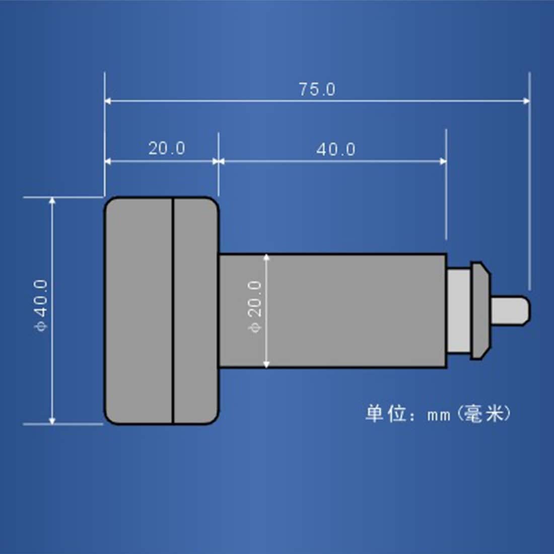 Voltmätare och termometer för bil - 12-24 volt