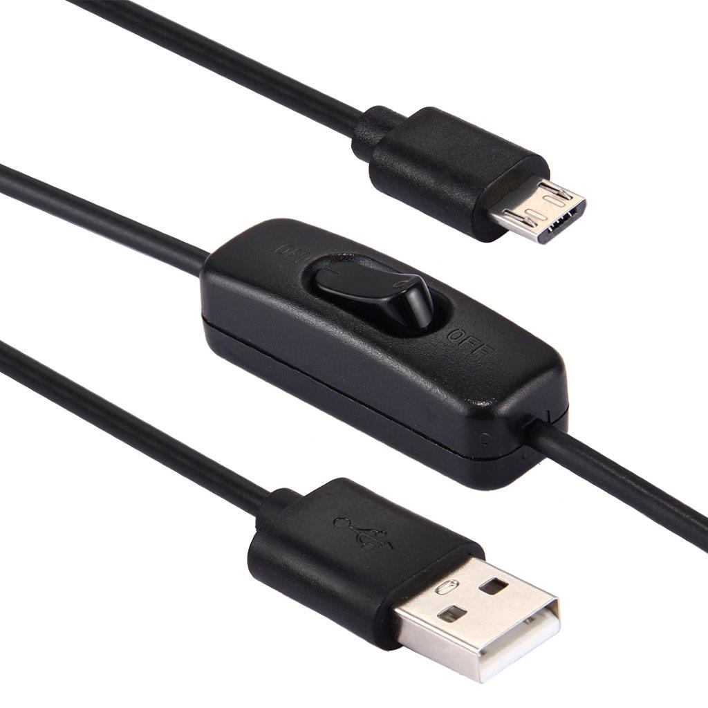 Laddkabel  / strömkabel  / adapter till Micro-USB med av/på-knapp
