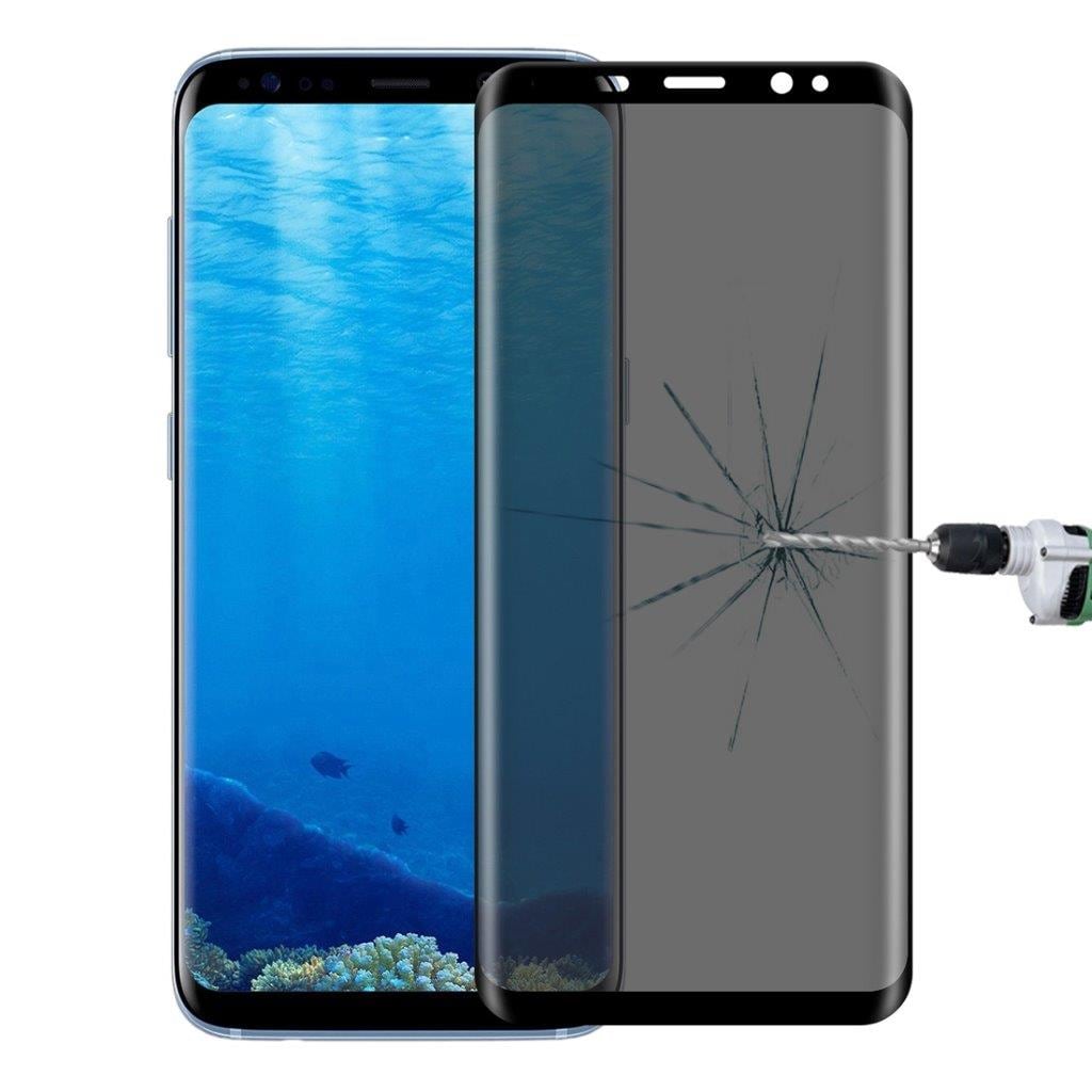 Skärmskydd med sekretessfilter - Samsung Galaxy S8 med  böjd fullskärm