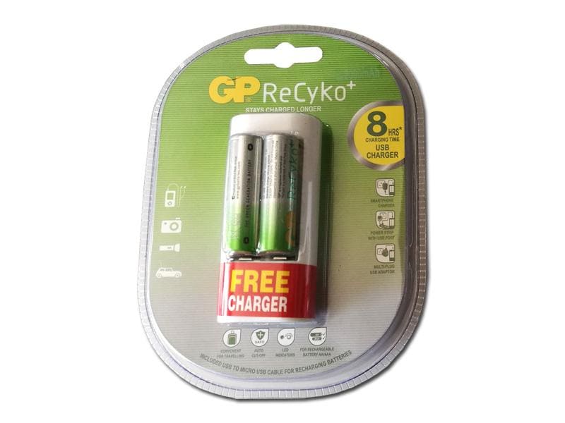GP ReCyko Batteriladdare USB