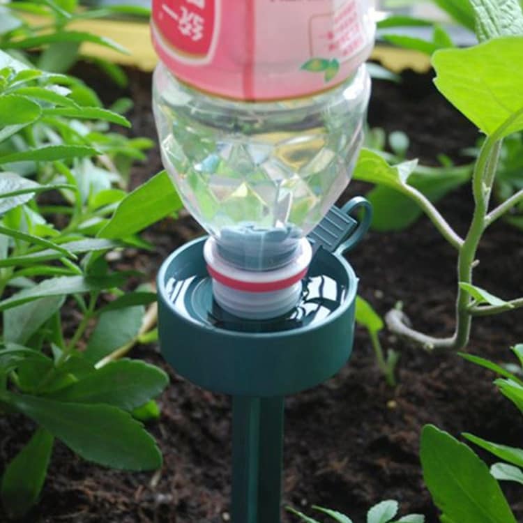 Automatisk bevattning krukväxter – vattnar blommor med PET-flaska