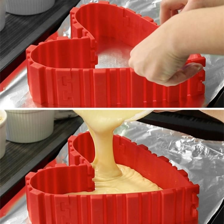 Formbar kakform  av silikon – designa din egen kaka
