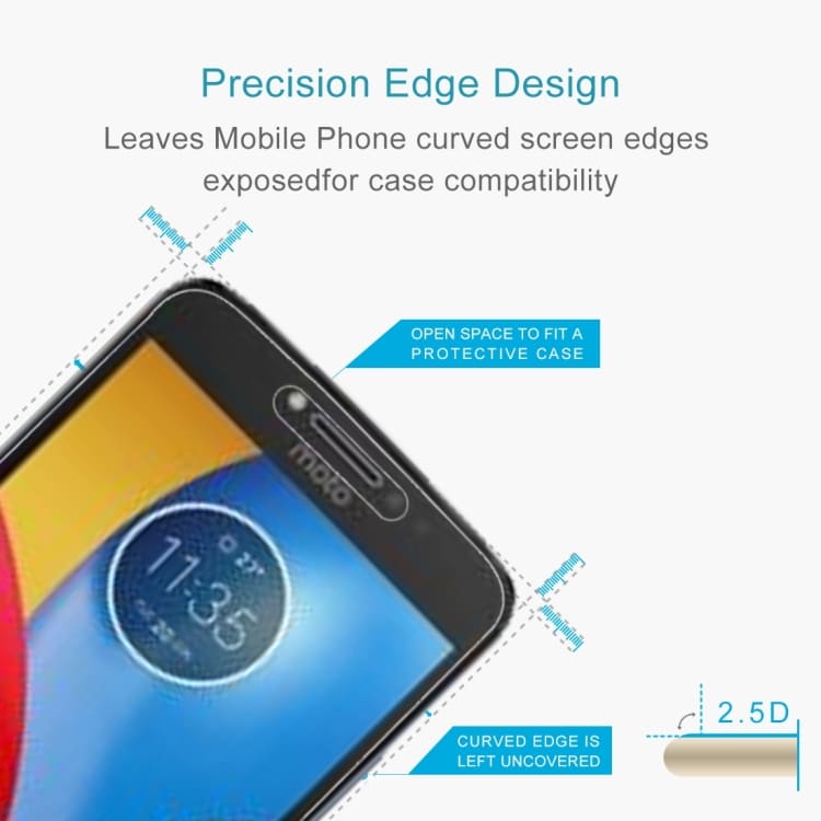 Skärmskydd / displayskydd i härdat glas för Motorola Moto C – 2-pack
