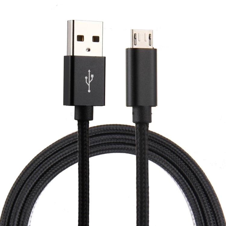 USB till micro-USB – kabel i koppar och textil