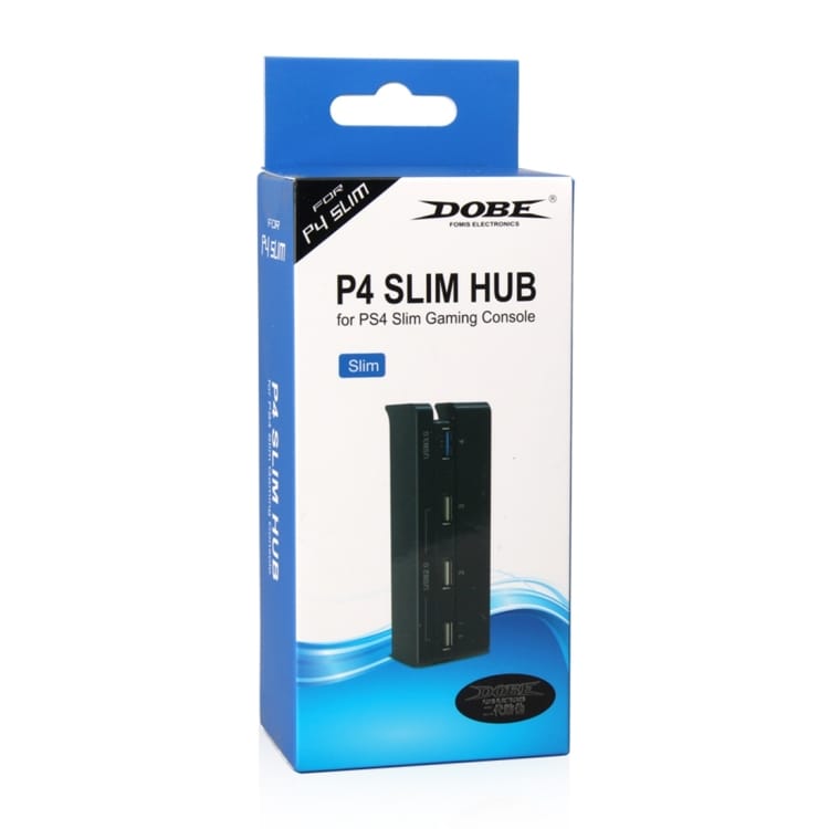 DOBE 4-port USB 2.0 & 3.0 hub för Sony PS4 Slim