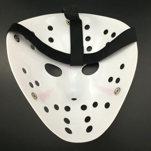 Jason-mask a´la Motorsågsmassakern för Halloween o.d.