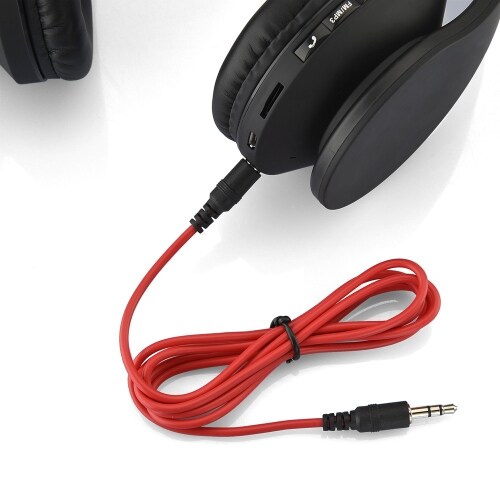 Hopfällbar Bluetooth hörlurar - MP3 / FM