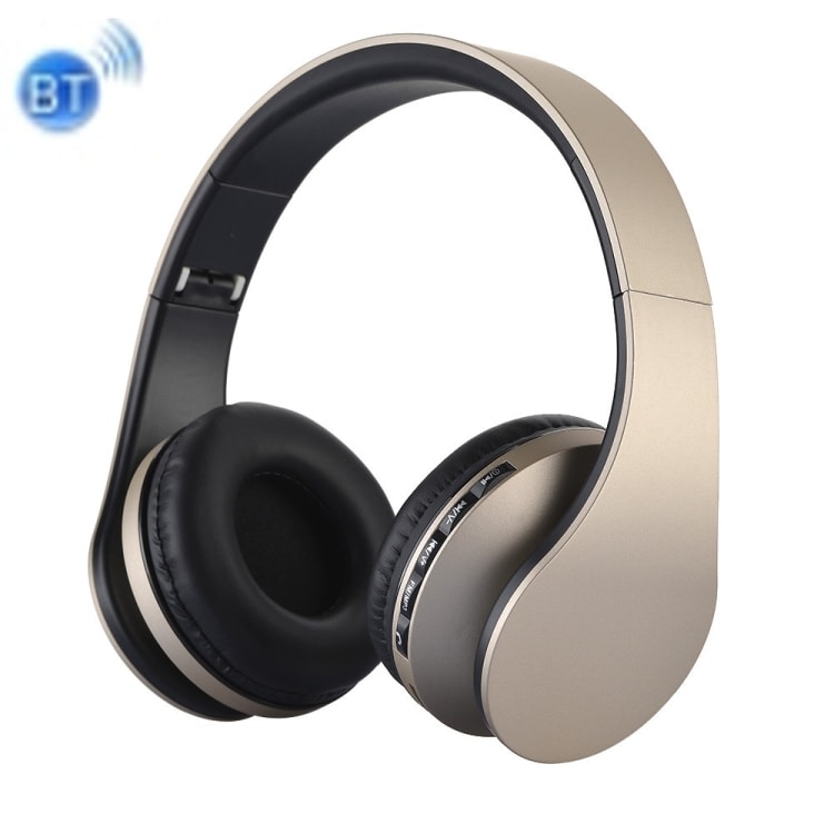 Hopfällbar Bluetooth hörlurar - MP3 / FM