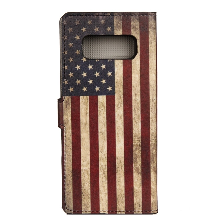 Plånboksfodral Samsung Galaxy Note 8 USA flagga
