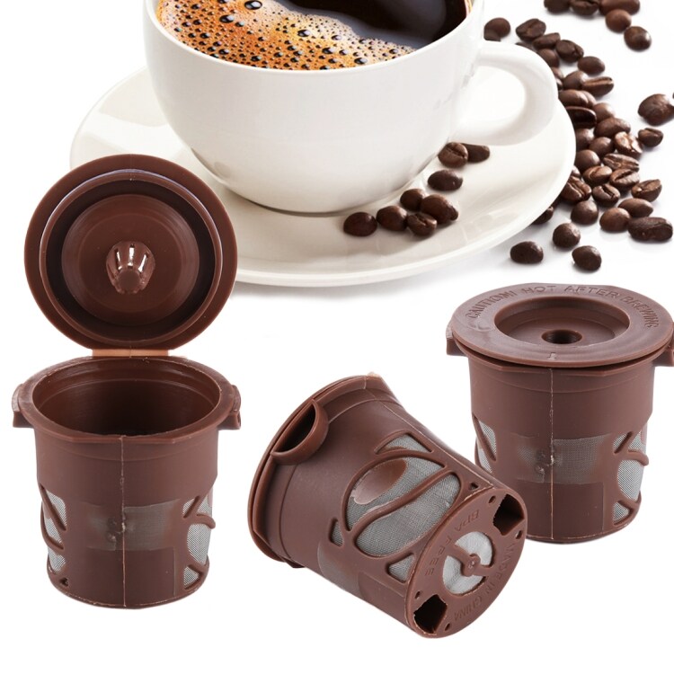 Återanvändbar Kaffekapsel / Kaffekapsel adapter till Keurig - 3st