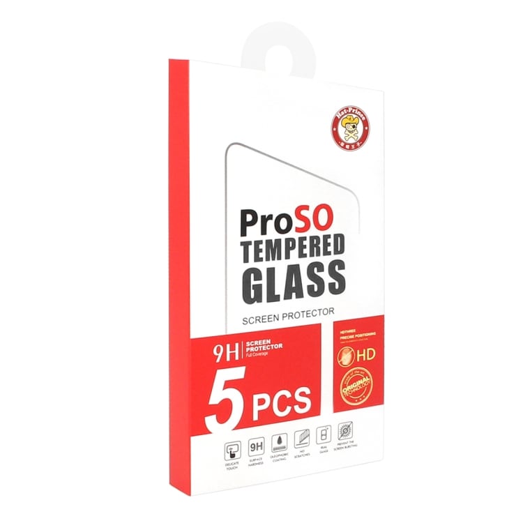 Skärmskydd i härdat glas iPhone X / XS / 11 Pro - 5Pack Fullskärmsskydd