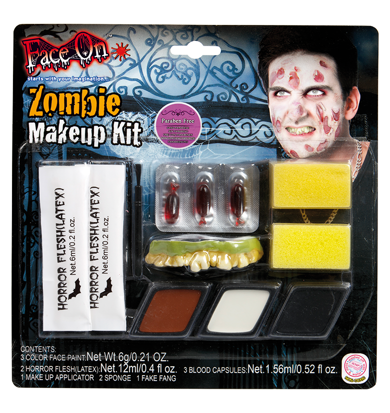 Face On Zombie MakeUp Kit