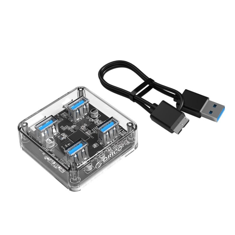 Transparent USB 3.0 Hubb
