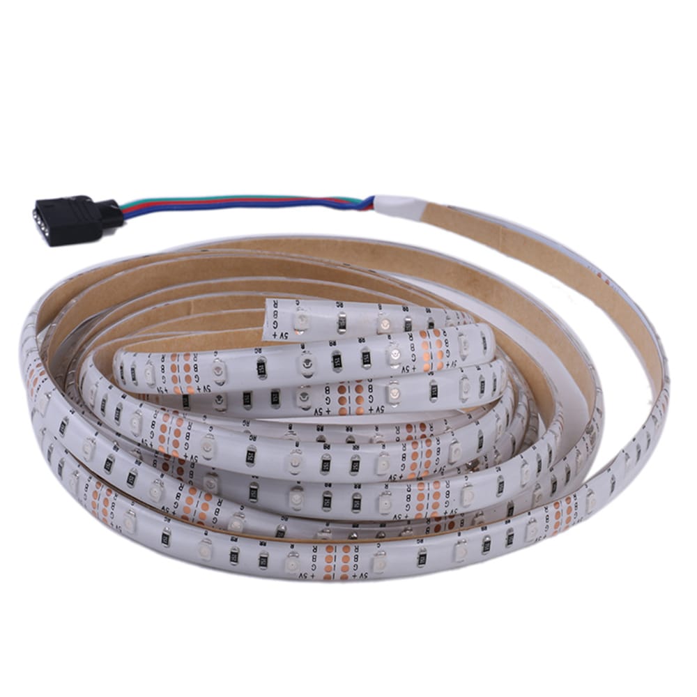 RGB LED-slinga USB med fjärrkontroll - 5 meter vattentät