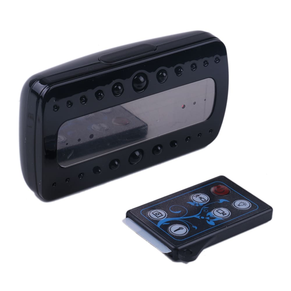 Spionkamera HD Väckarklocka - Remote+Sensor+ljud