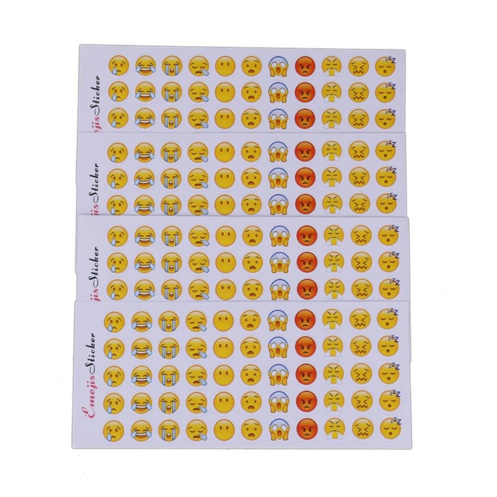 Emoji klistermärken – 660 stickers i olika uttryck