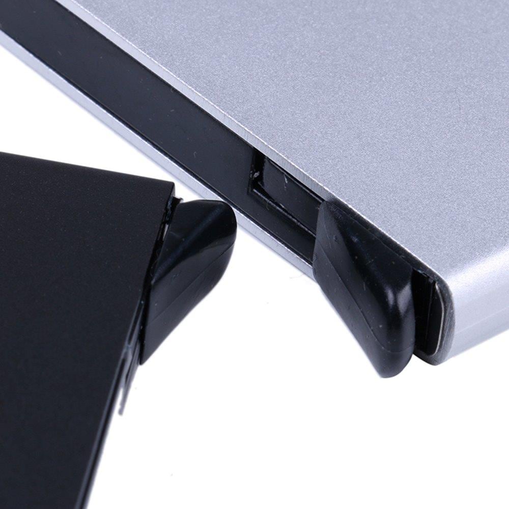 Korthållare kreditfodral RFID-skydd Aluminium Pop-up - Silver