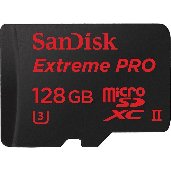 128GB SanDisk Extreme Pro microSDXC Class 10 UHS-II Class 3 275MB/s