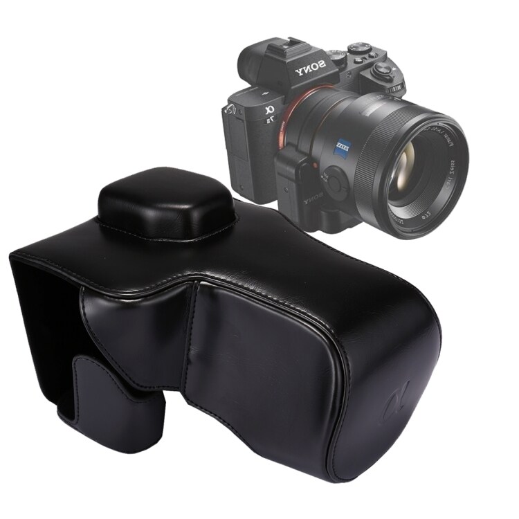 Kameraväska PU läder Sony A7 II / A7R II / A7S II(Black)