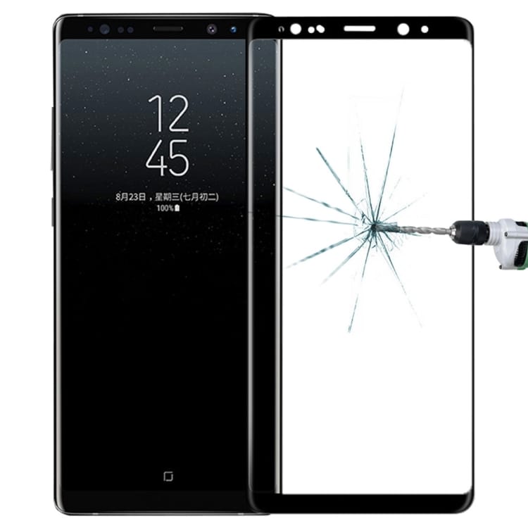 MOFI Fullskärmskydd härdat glas Samsung Galaxy Note 8 - Svart