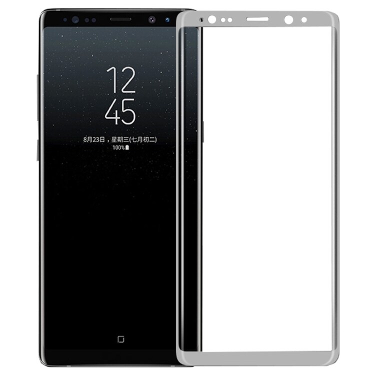 MOFI Fullskärmskydd härdat glas Samsung Galaxy Note 8 - Silver