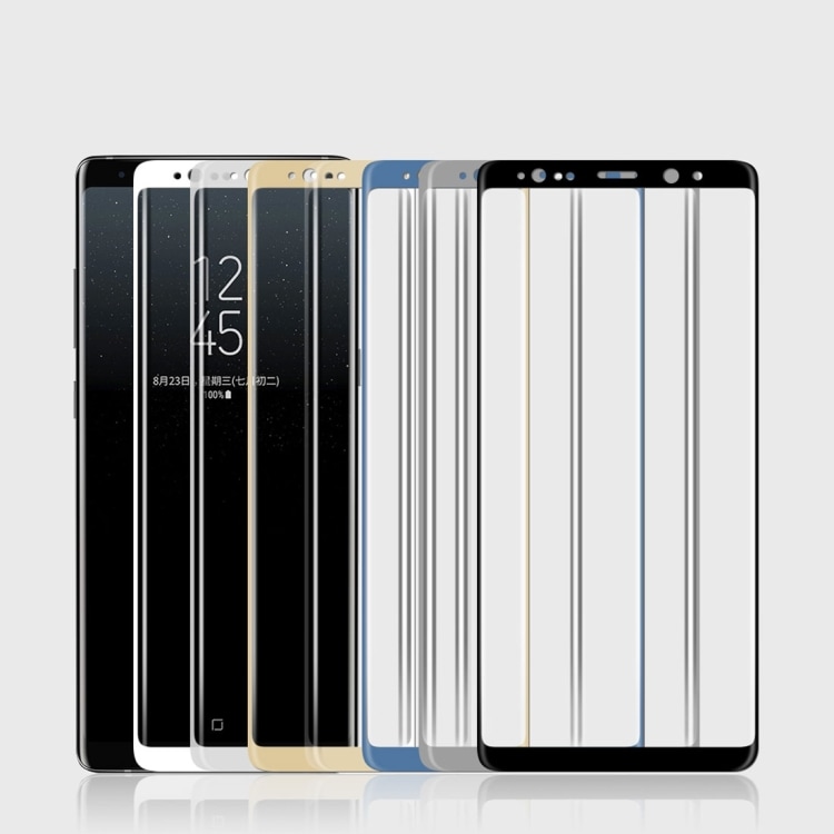MOFI Fullskärmskydd härdat glas Samsung Galaxy Note 8 - Silver