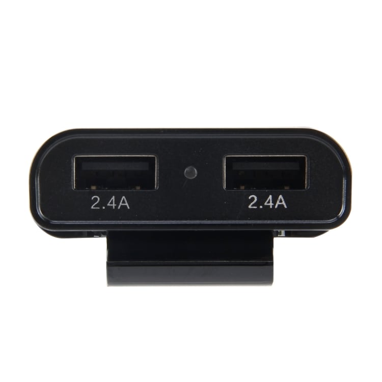 Billaddare med dubbla USB-portar 2,4A+2,4A