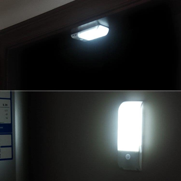 Garderobsbelysning 12 LED - Uppladdningsbar rörelsestyrd