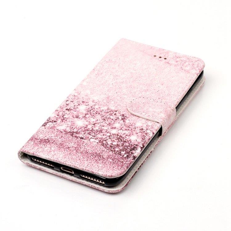 Rosa plånboksfodral iPhone 8 Plus & 7 Plus