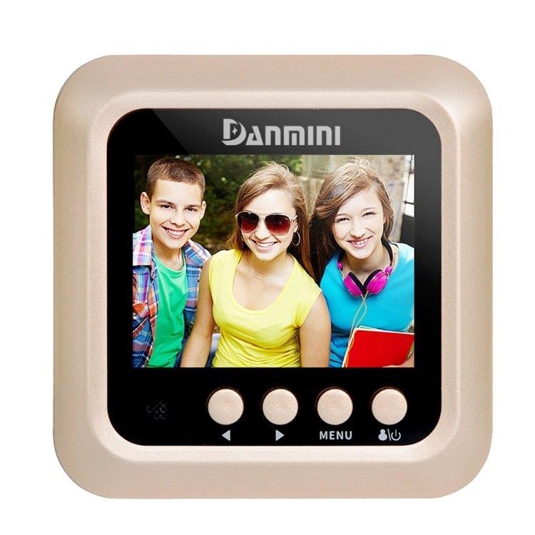 Dörrkamera Danmini 2,4" skärm 2.0MP med videoinspelning