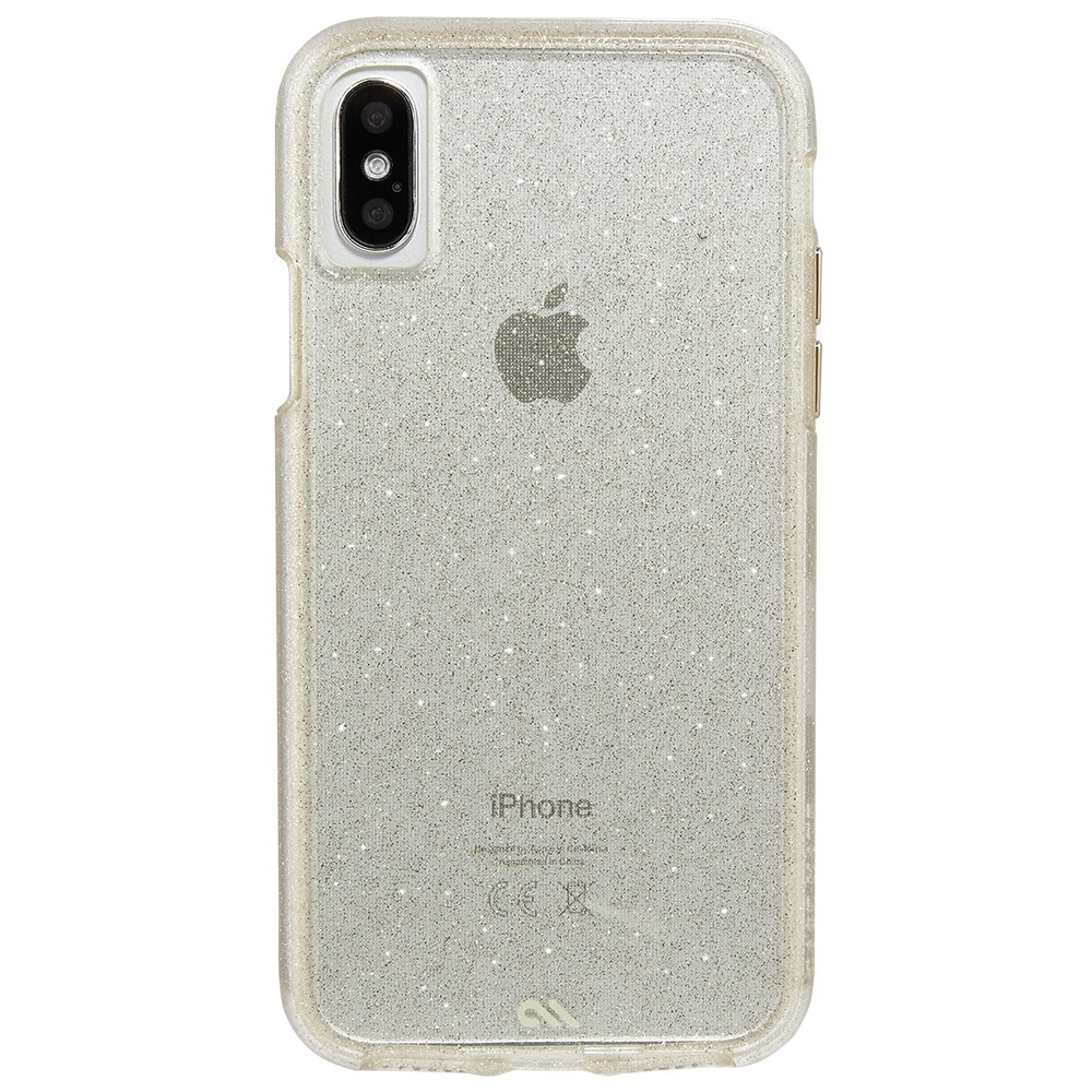 Case-Mate Sheer Glam till iPhone X Champagne