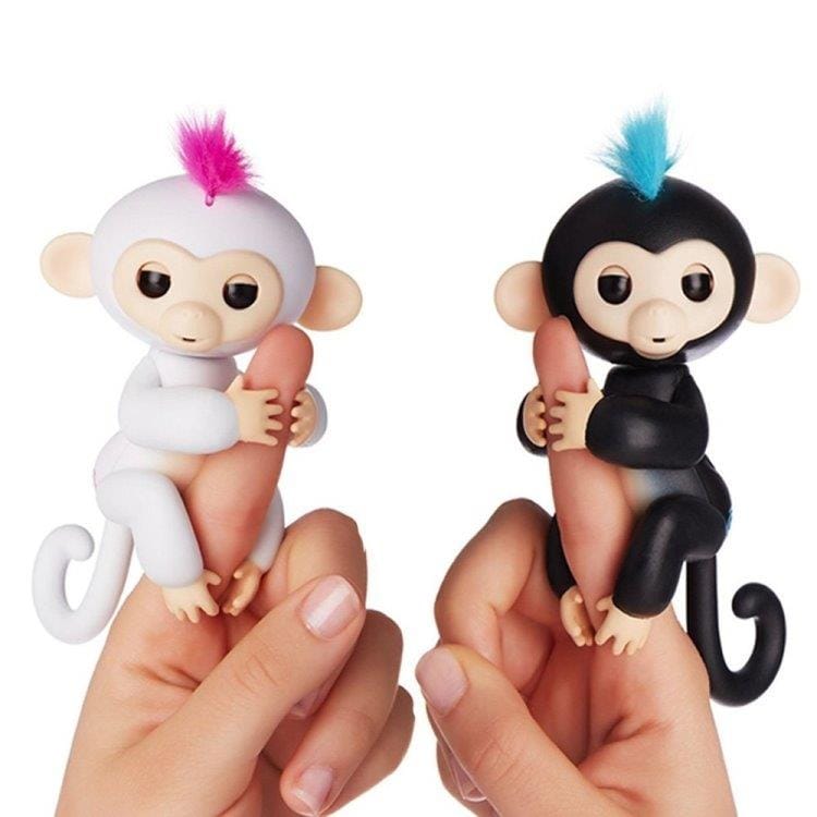Blå Happy Finger Monkey - Baby Apa