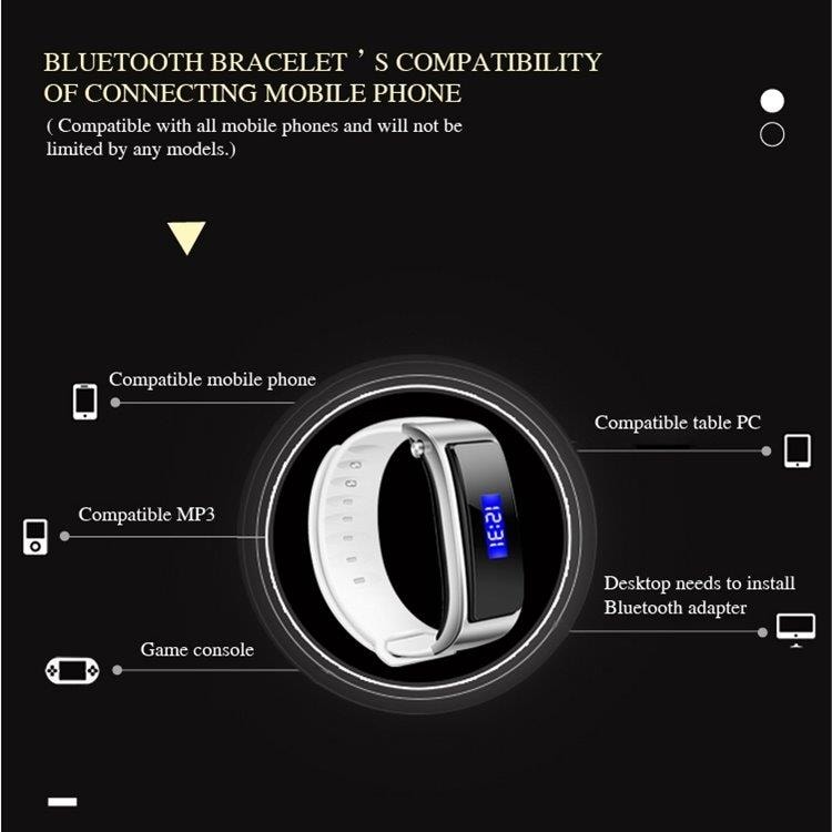Bluetooth Smartklocka med inbyggt Headset