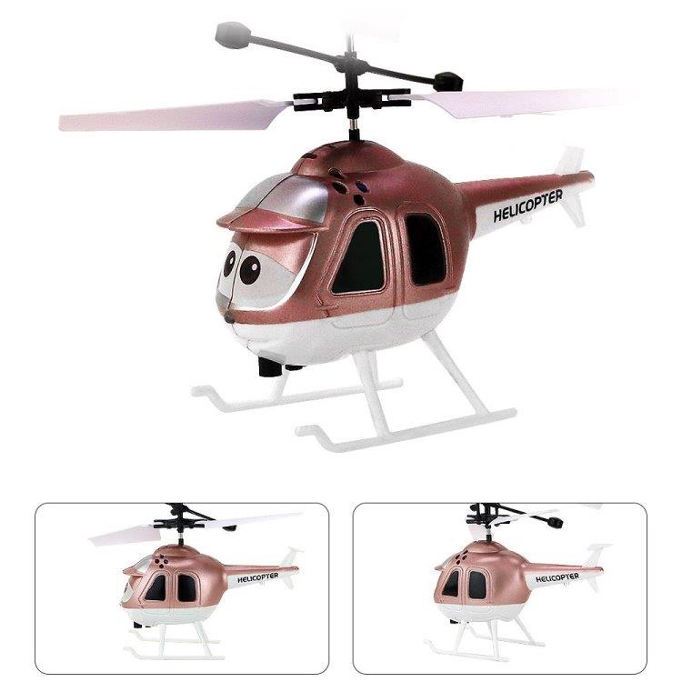 IR-styrd mini-helikopter med LED-lyse