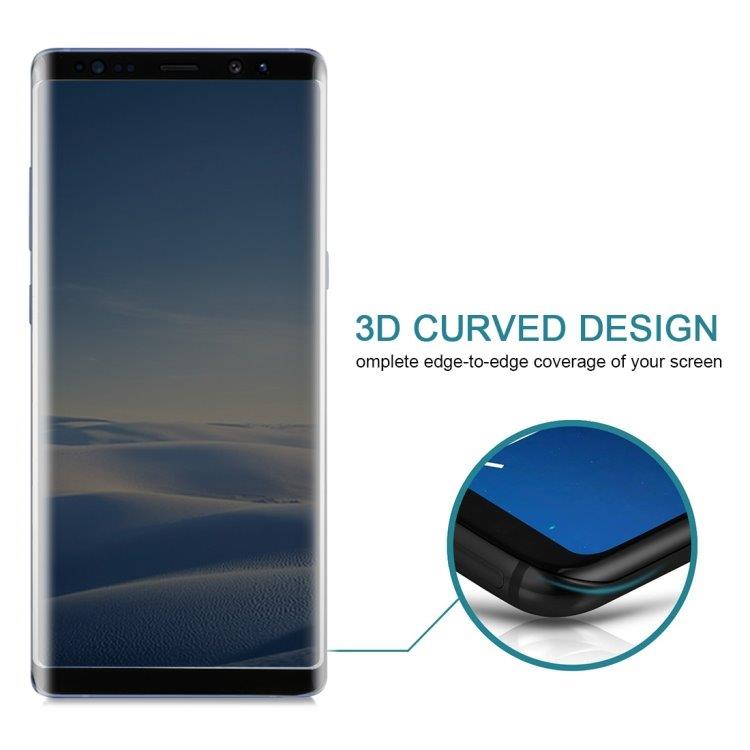 Sekretess skärmskydd i härdat glas Samsung Galaxy Note 8 - Fullskärmsskydd