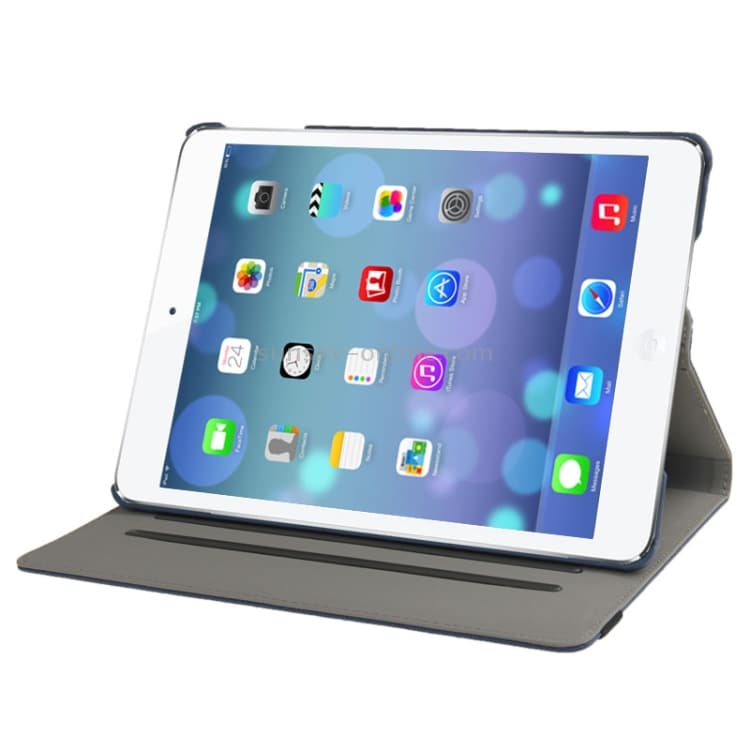 360 Graders Flip Fodral till iPad Air - Mörkblå