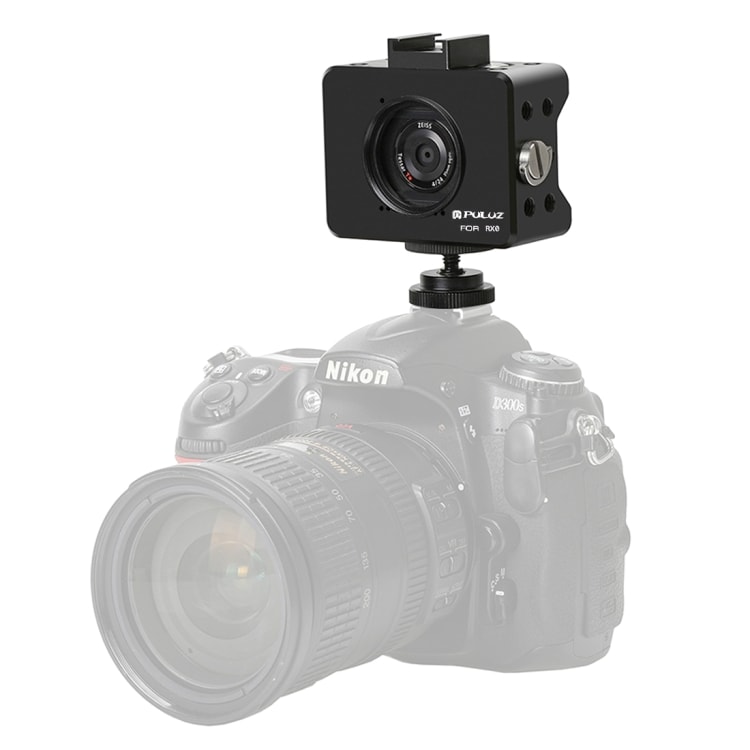 Kameraskal i aluminium för Sony RX0 med 37 mm med UV-lins