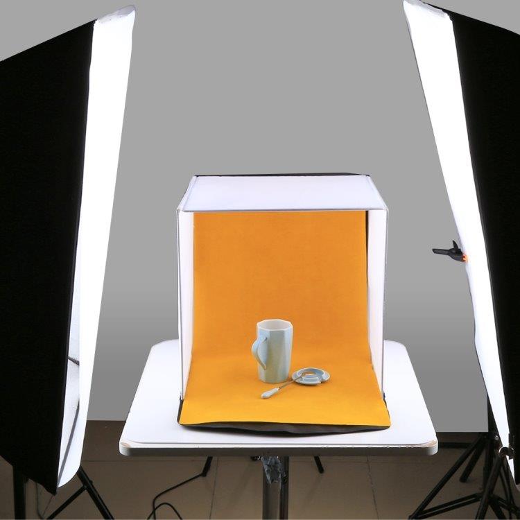 Portabelt ljustält / fotobord á 40 cm med 5 bakgrunder