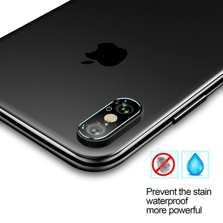 Linsskydd i härdat i glas för bakre kamera iPhone X/XS