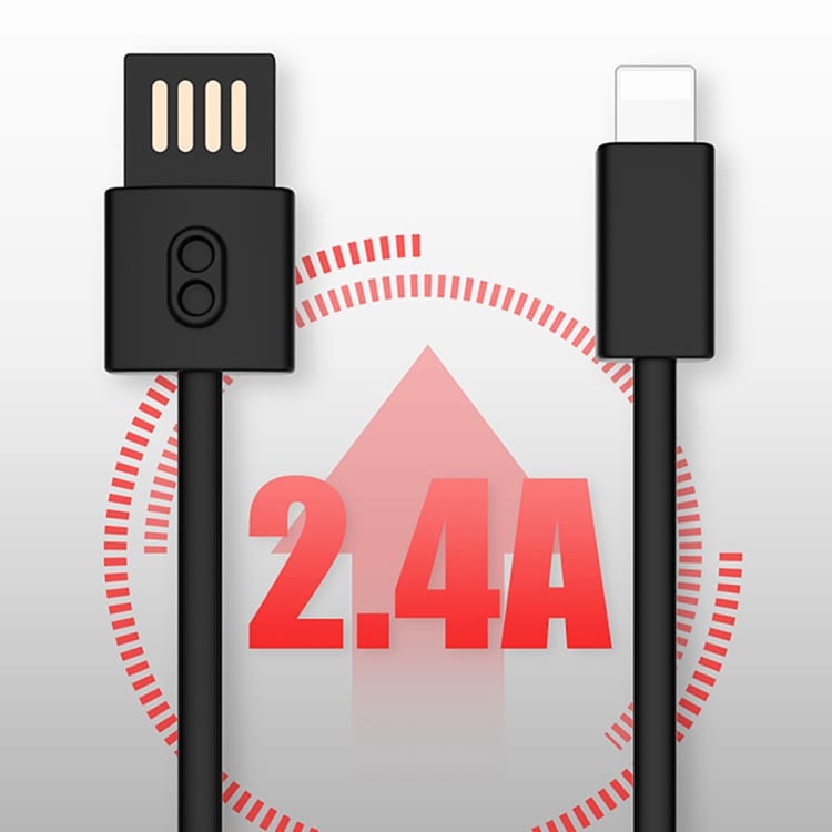 Portabel laddkabel / USB-kabel för iPhone- och Android-telefoner