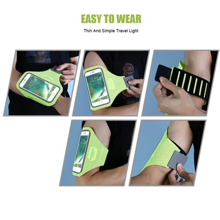 Sportarmband / armhållare för iPhone 8 Plus  / 7 Plus / 6s Plus / 6 Plus – Neongult