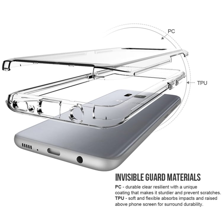 Crystal Case Samsung Galaxy S8 med metallknappar