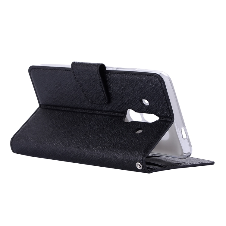 Plånboksfodral / mobilplånbok för Huawei Mate 10 Pro med hållare - Svart
